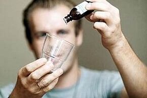 Medicinal drops of alcoholism